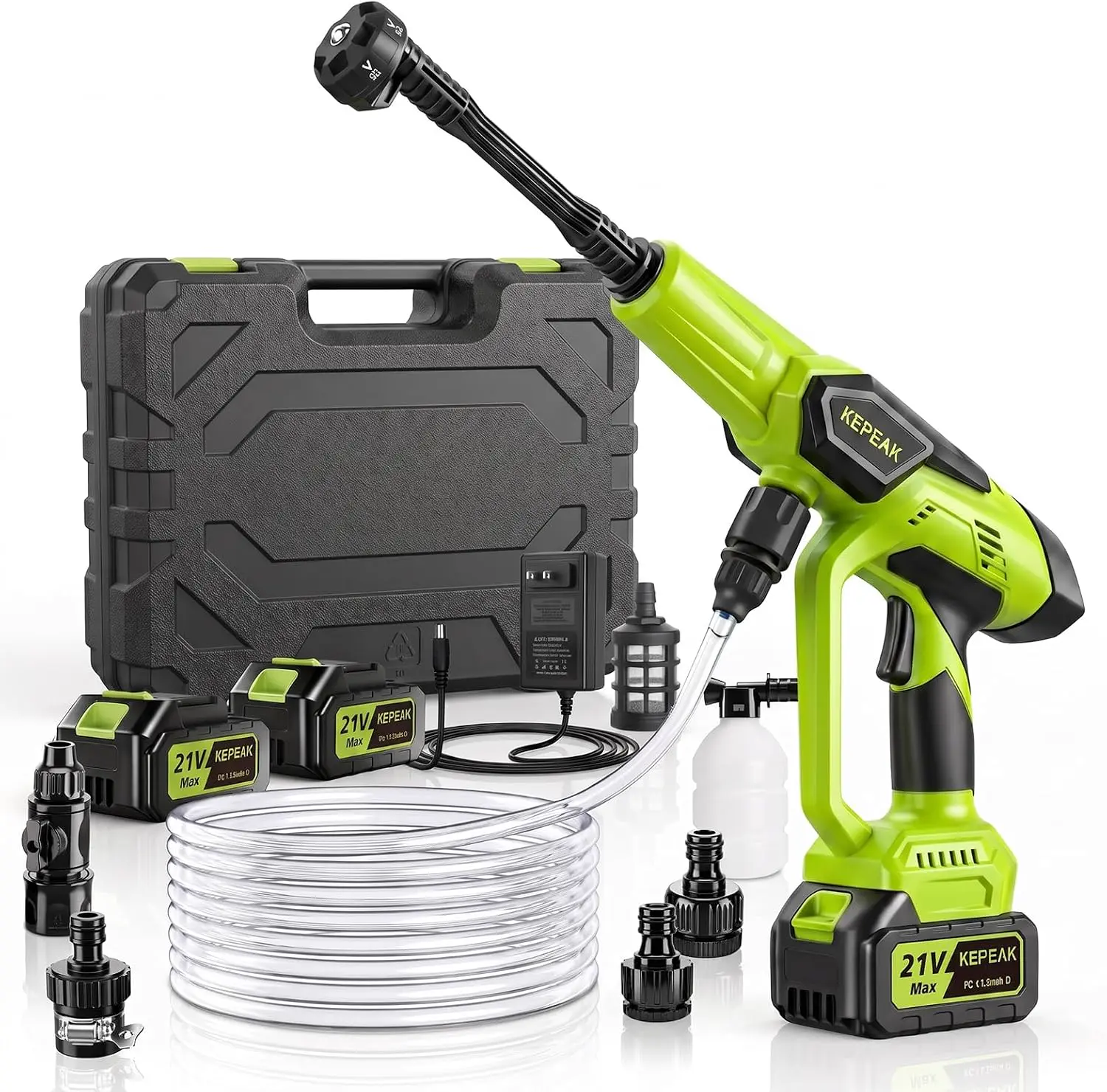 Cordless portable pressure washer 100 bar — image 1